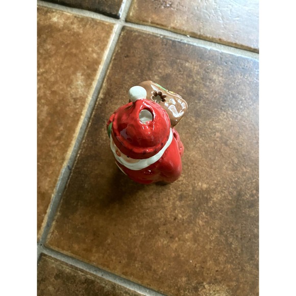 Red Santa Tea Light Holder - Picture 2 of 5